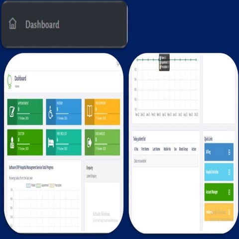 Hospital Management System Software Dashboard Documentation ...