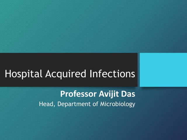 Hospital Acquired Infections Lecture Slide.pdf