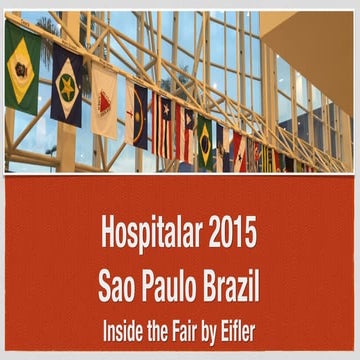 Inside the Fair -Hospitalar 2015
