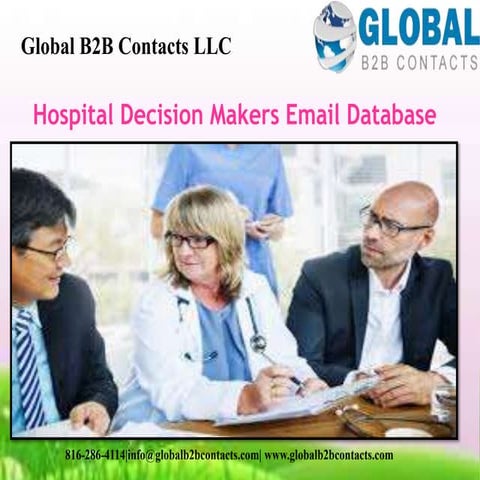 Hospital decision makers email database