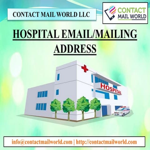 Hospital email address | PPTX