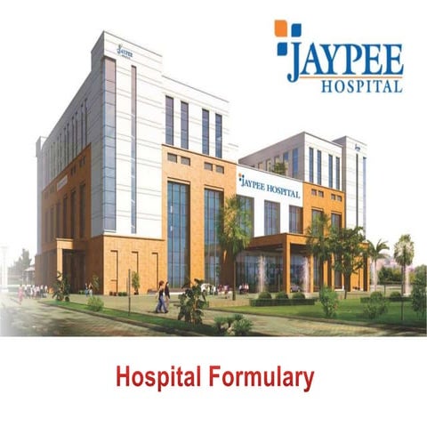 Hospital formulary- By Dr.Irfanul Haque