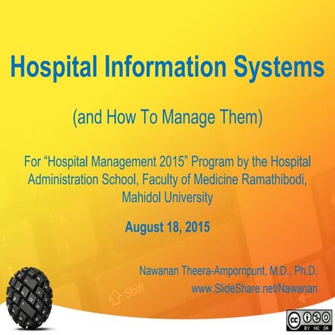 Hospital Information Systems (August 18, 2015)