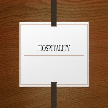 HOSPITALITY industry and tourism....pptx