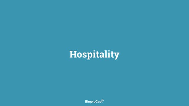 Hospitality Webinar