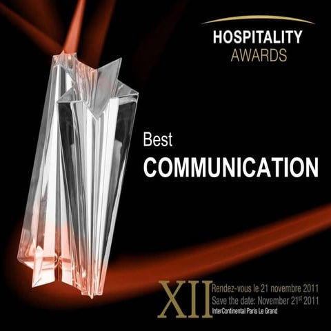 Hospitality schools awards best communication istudent