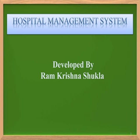 Hospital management system