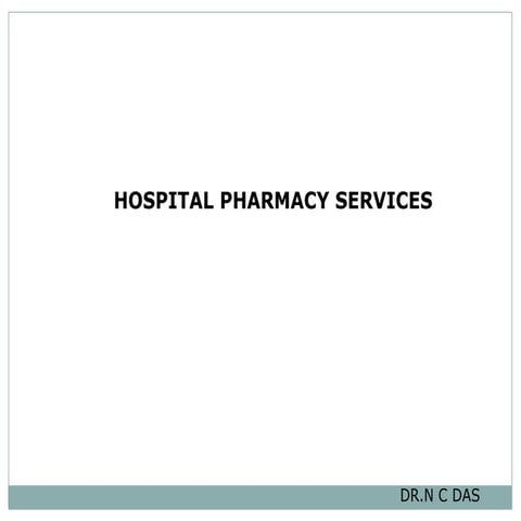 Hospital pharmacy