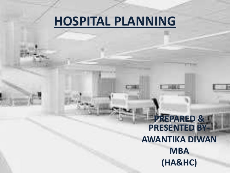 Hospital planning