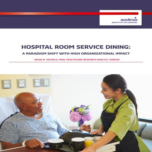 Hospital room service dining: organizational impact