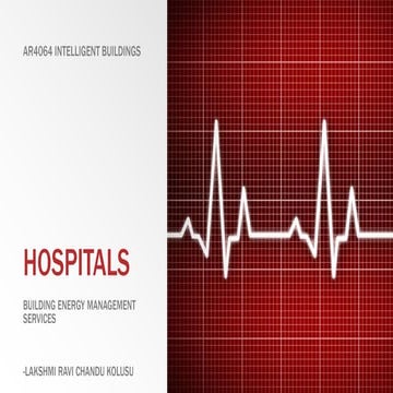 BUILDING ENERGY MANAGEMENT SERVICES IN HOSPITALS