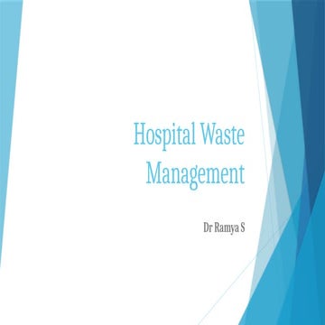 Hospital Waste Management and its Importance.pptx