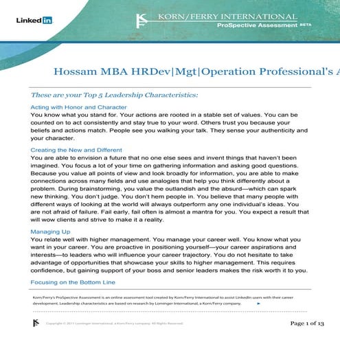 Hossam mba hr dev mgt-operation professional-prospective assessment