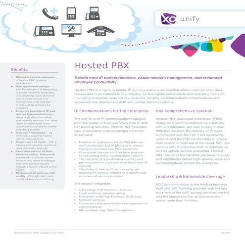 XO Communications Hosted PBX