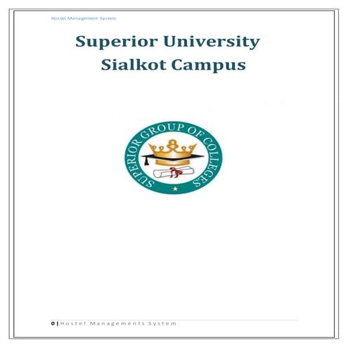 Hostel management system Software Engineering SRS