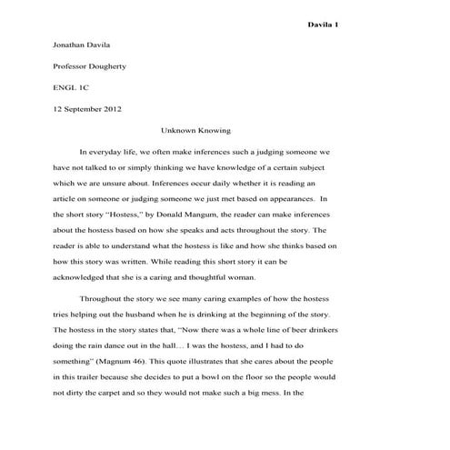 Hostess by Donald Magnum