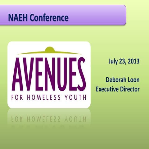 Avenues for Homeless Youth