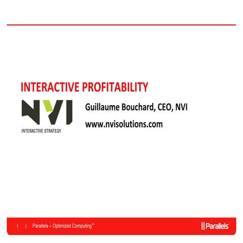 Internet Marketing for Hosting Companies | NVI (February 4th 2009)