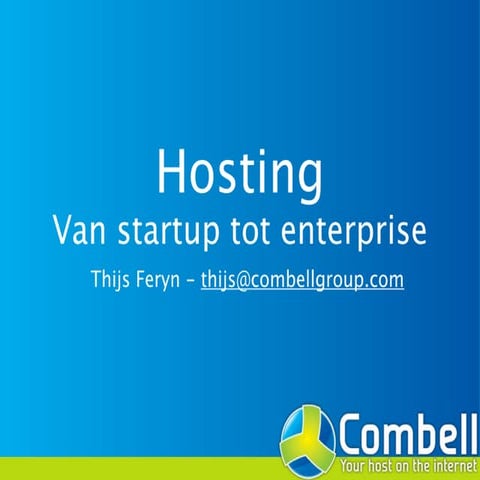 Hosting Startup Tot Enterprise