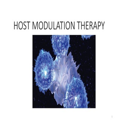 Host modulation therapy | PPTX