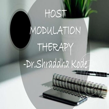 Host Modulation Therapy