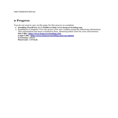 Host monster info #2