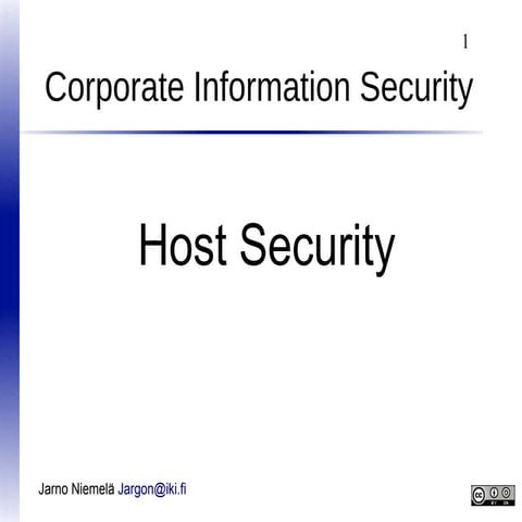 Host security