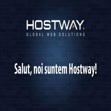 Hostway - Cariere - Intro 