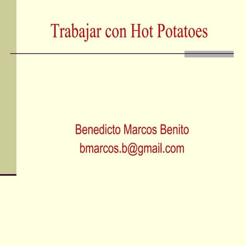 Breve tutorial de Hot Potatoes