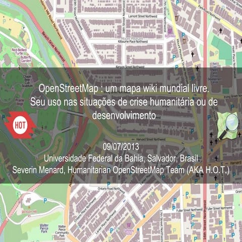  OpenStreetMap : um mapa wiki mondial livre.  Seu uso nas situações de crise ...
