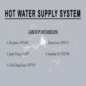 Hot water-supply-system-presentation-slides(1)