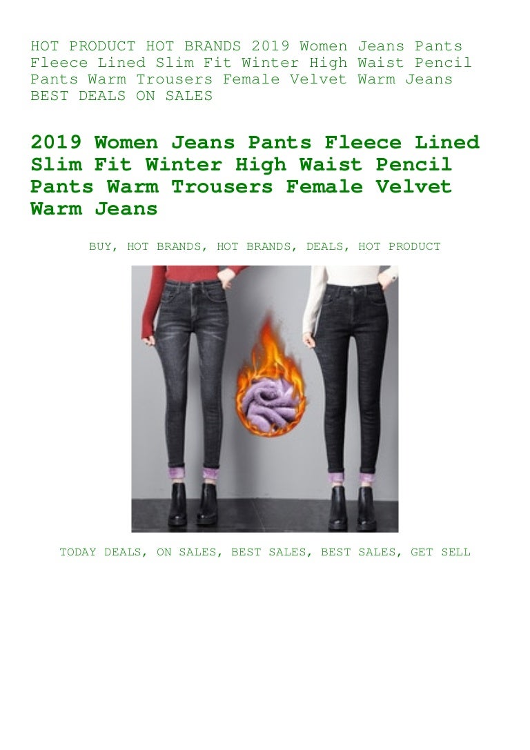 best fleece lined pants womens