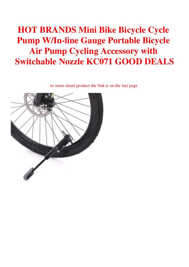 bike cycle pump