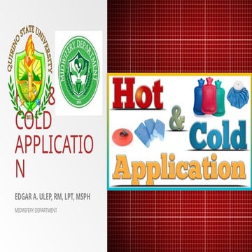 HOT & COLD APPLICATION in MidwiferyPPT.pptx