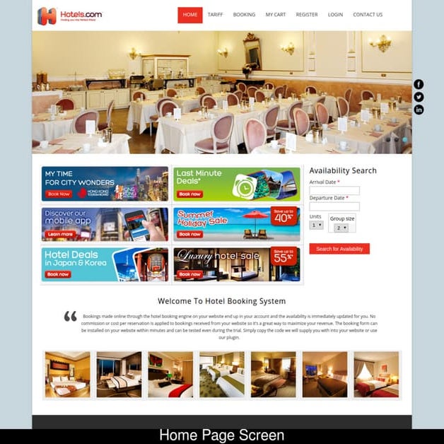 Hotel booking-system