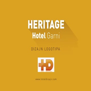 Logo Design Hotel Heritage dizajn p...