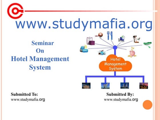 Hotel management system project | PPT