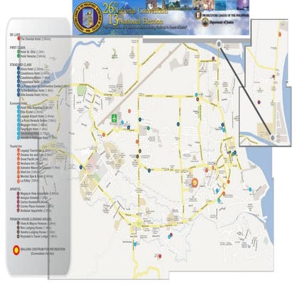 PLP 2014 Legazpi City Hotel map