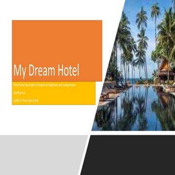 Hotel brochure