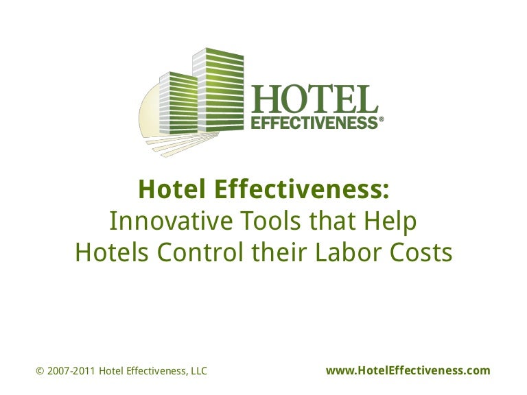 Hotel Effectiveness Introduction