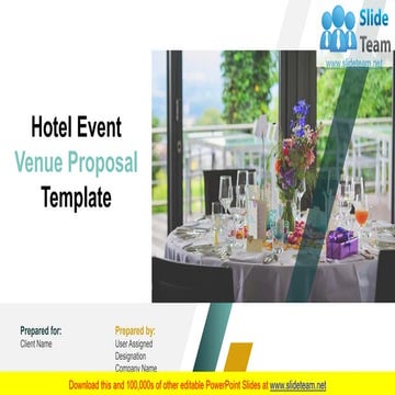 Hotel Event Venue Proposal Template PowerPoint Presentation Slides