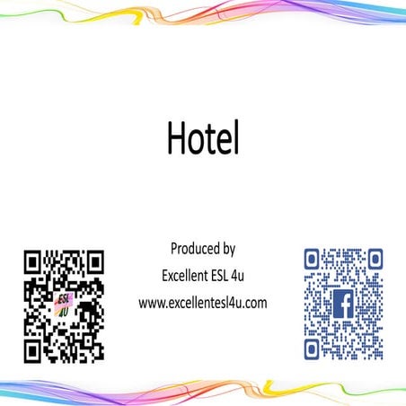 Hotel flashcards