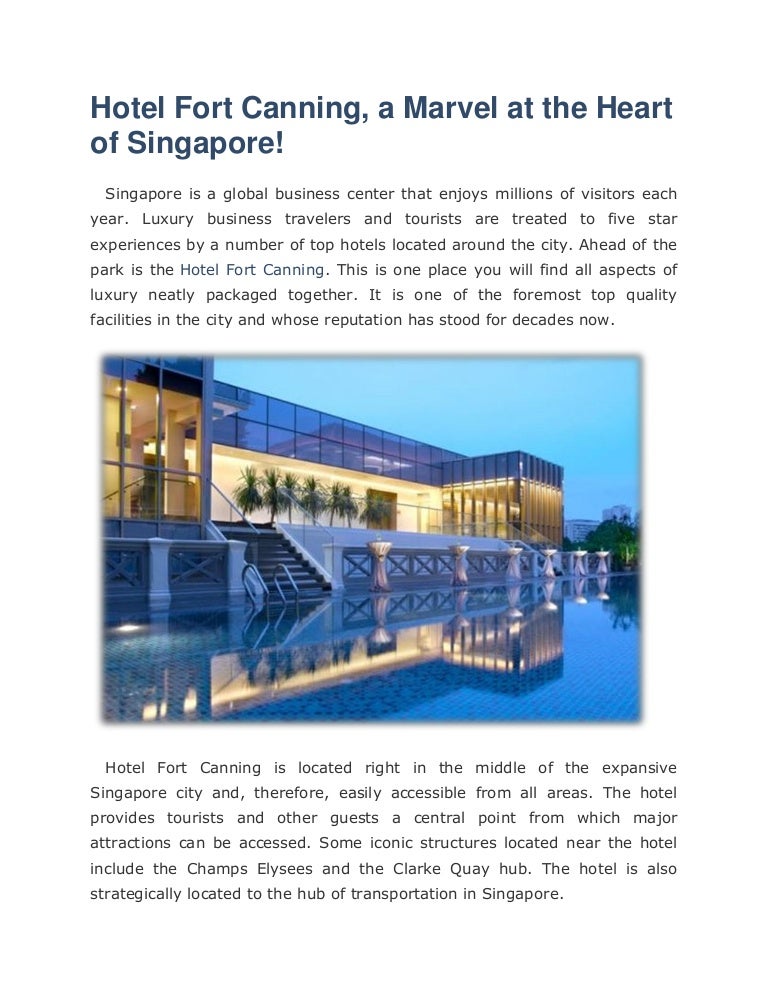 Hotel Fort Canning Singapore