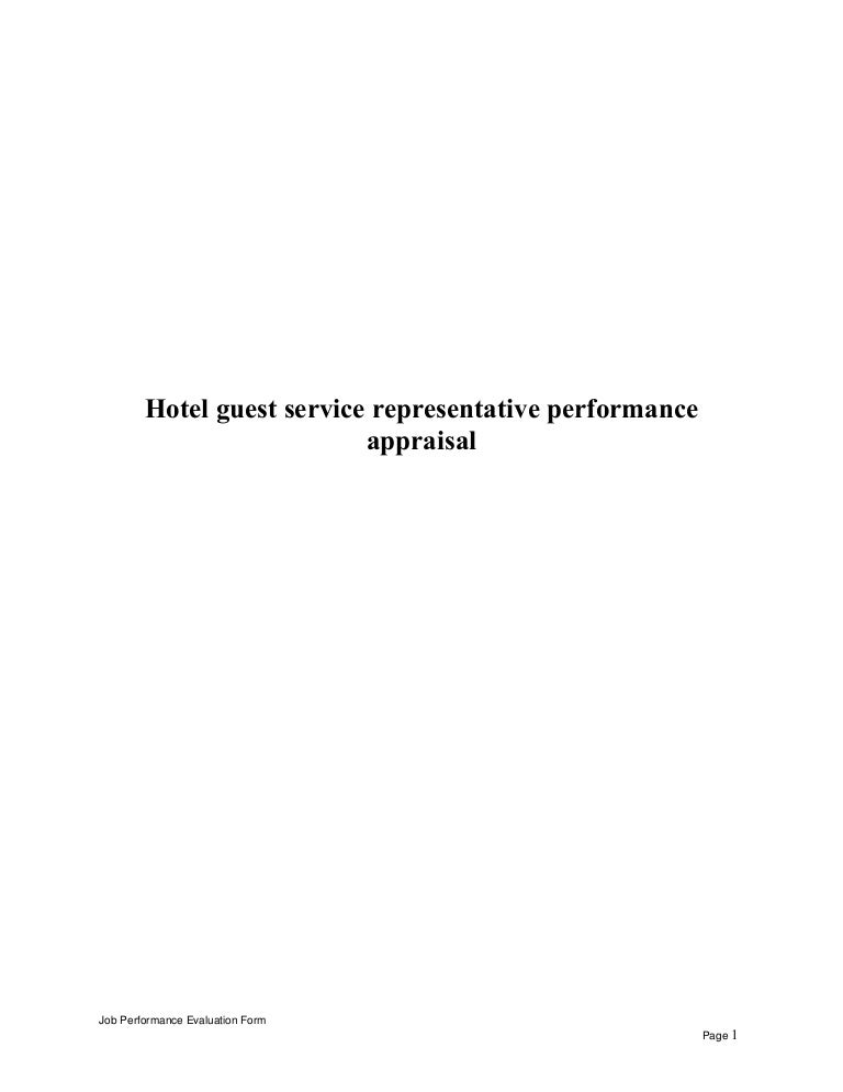 guest service representative