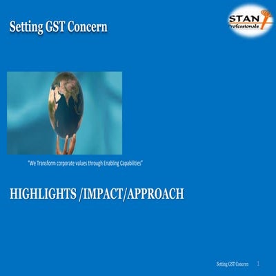 GST on Hotel industry