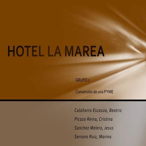Hotel la marea 