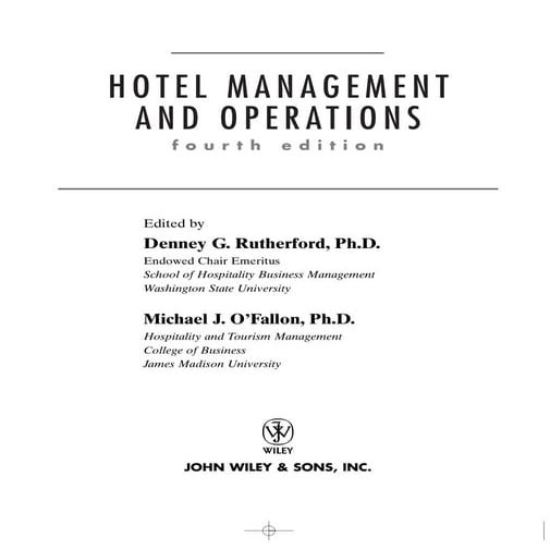 Hotel management