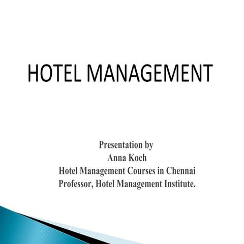 Hotel Management