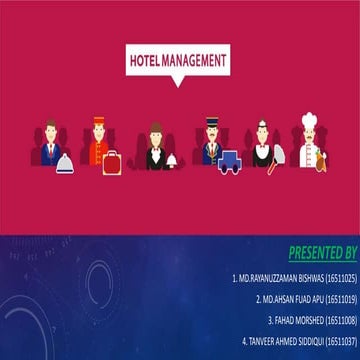 Hotel management