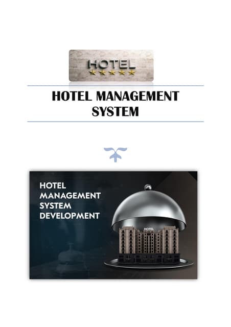 Hotel management system project | PPTX